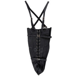 Ouch! Xtreme Camisole pour Bras Lace-Up Full Noire